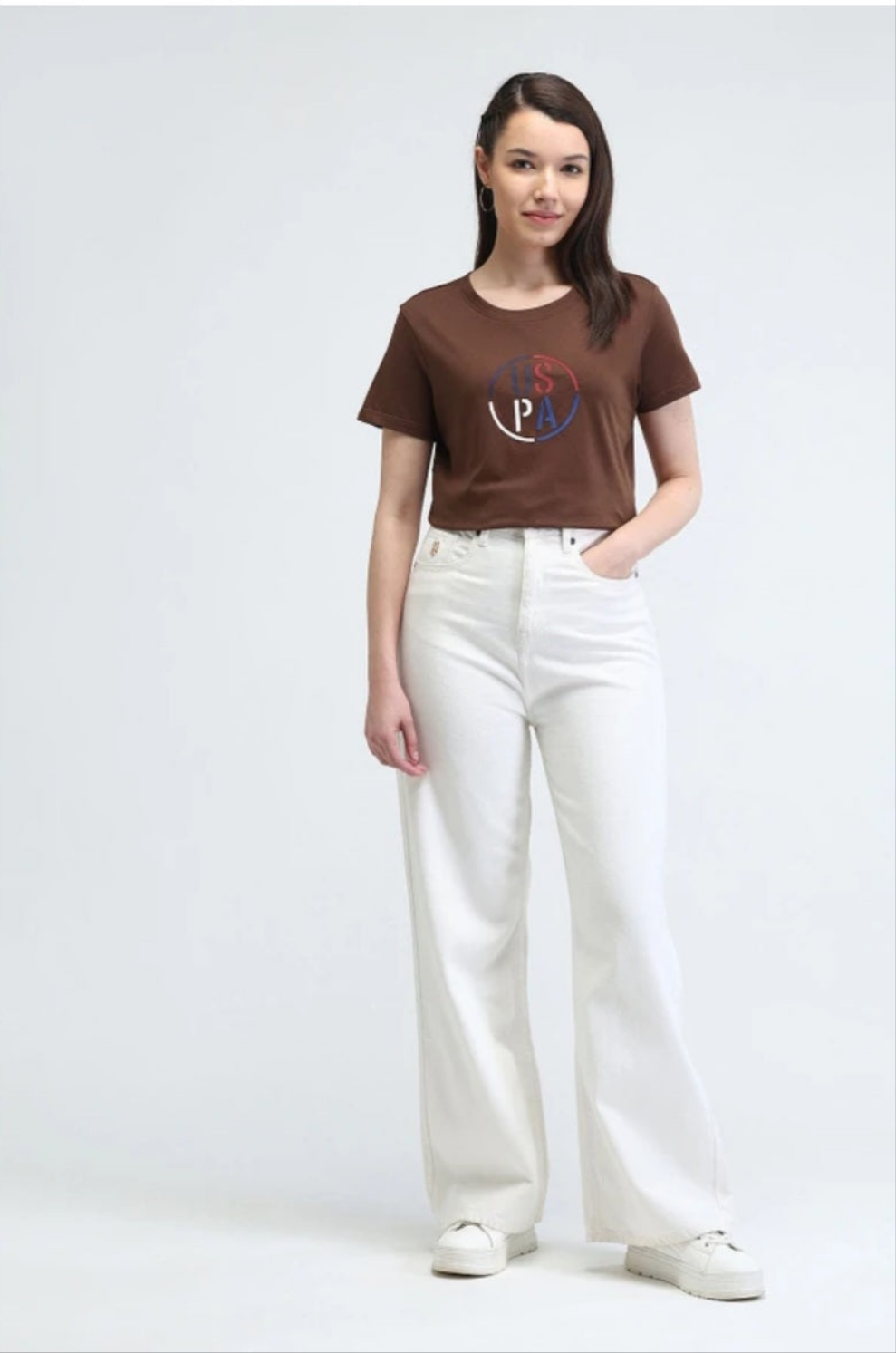 Regular T- shirt for Girls[Double Bio-washed 100% Cotton] 180GSM