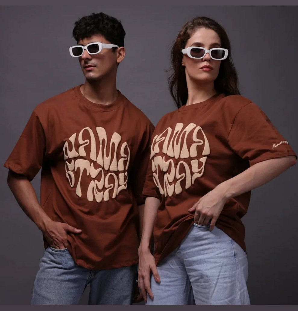 BOY & GIRLS OVER SIZE Printed Force  T- shirt [Bio-washed Cotton] 200GSM