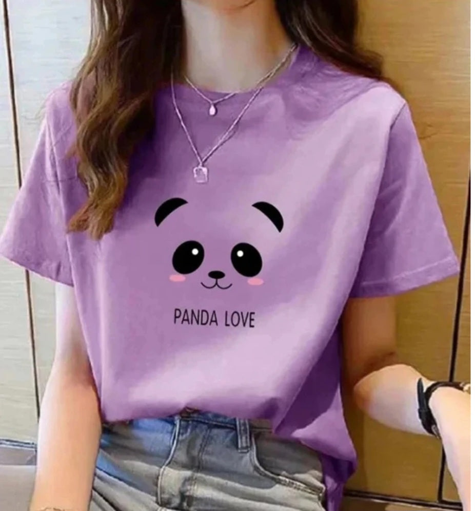 Regular T- shirt for Girls[Double Bio-washed 100% Cotton] 180GSM